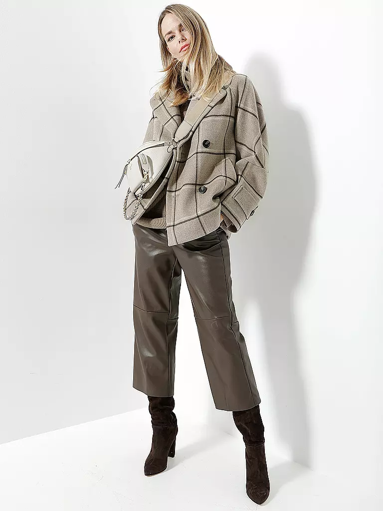 MAC | Culotte in Lederoptik " Chiara "  | Marron