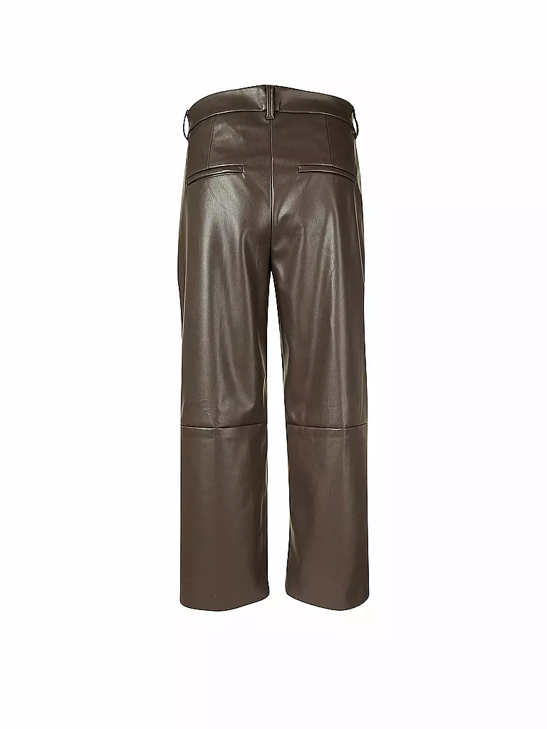 MAC | Culotte in Lederoptik " Chiara "  | Marron