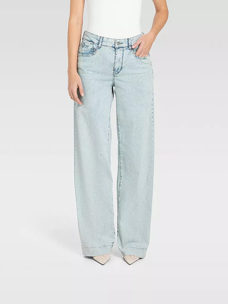 MAC | Jeans Coupe Évasée RICH PALAZZO | hellblau