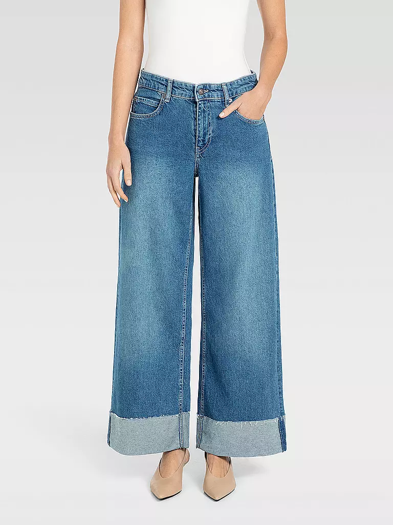 MAC | Jeans coupe droite 7/8 NEVADA | dunkelblau