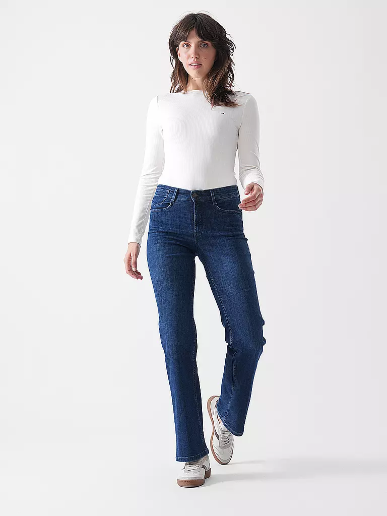 MAC | Jeans coupe droite LAURA | blau