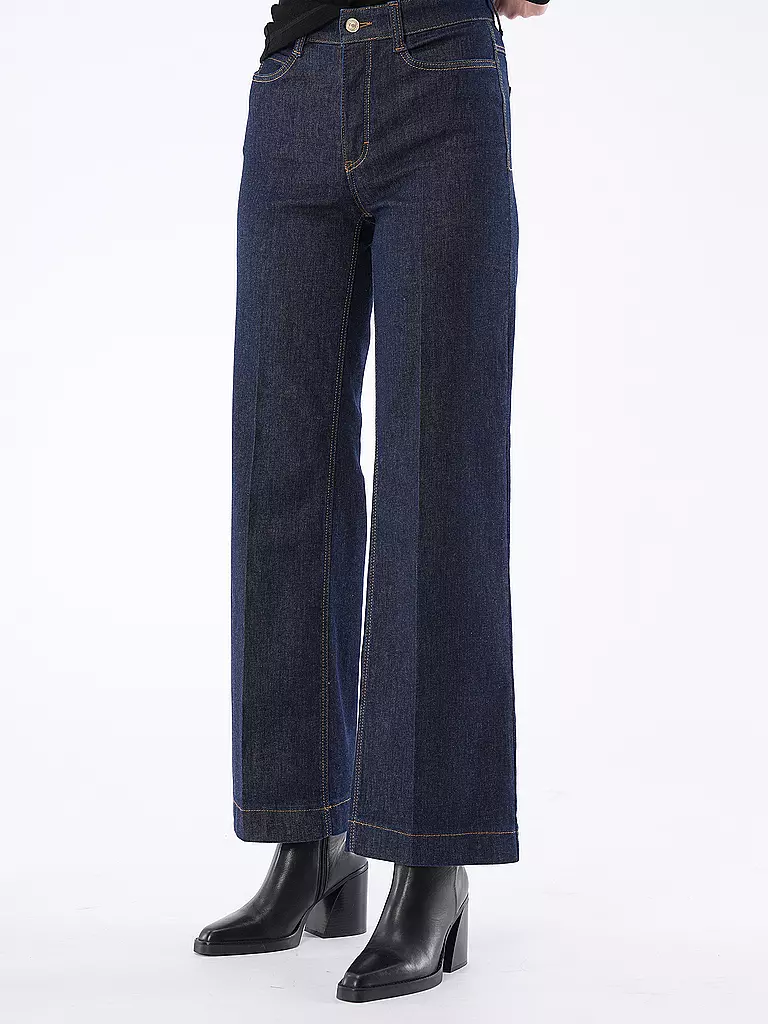MAC | Jeans coupe droite WIDE | dunkelblau