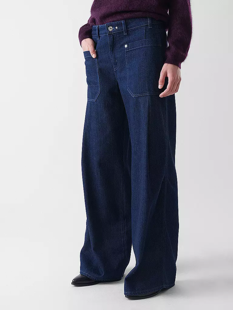 MAC | Jeans Wide Leg PORTLAND | dunkelblau