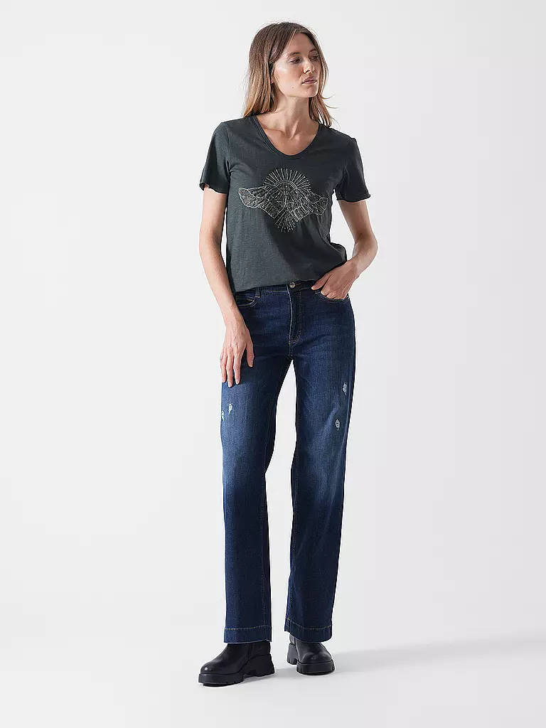 MAC | Jeans Wide Leg | blau
