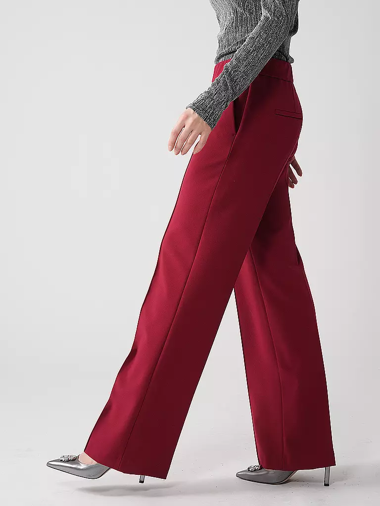 MAC | Marlenehose CHIARA  | Rouge foncé