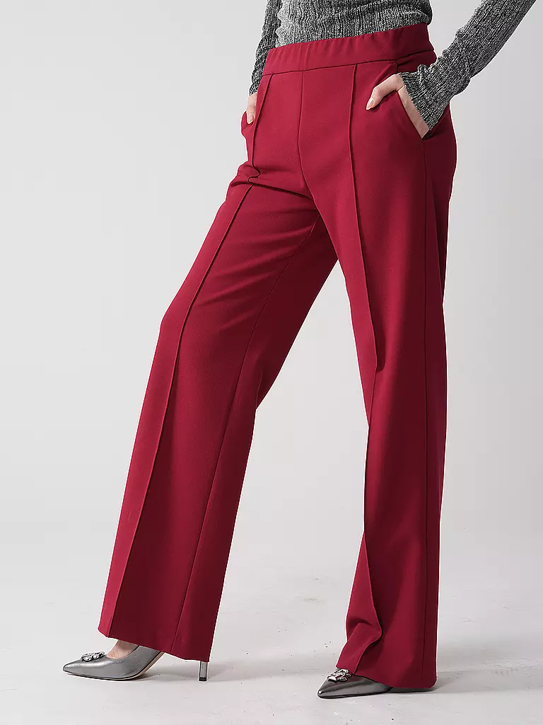 MAC | Marlenehose CHIARA  | Rouge foncé