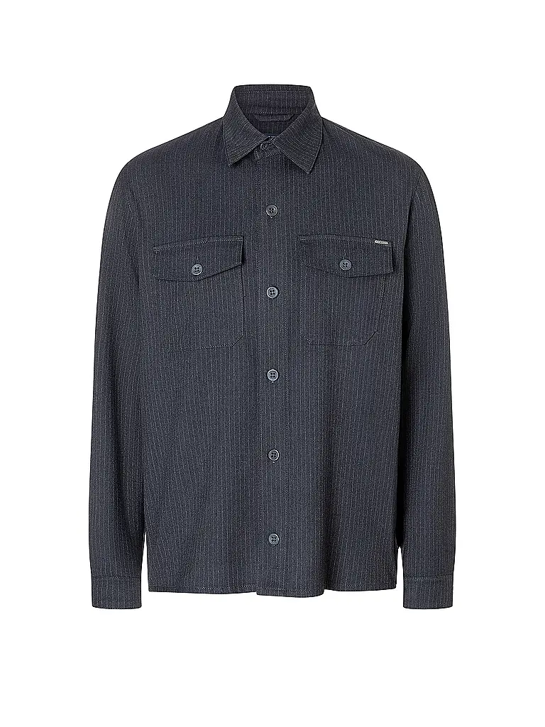 MAC | Overshirt | Bleu foncé