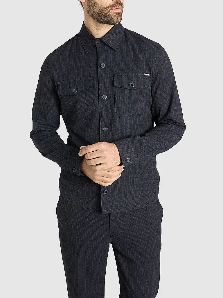 MAC | Overshirt | Bleu foncé