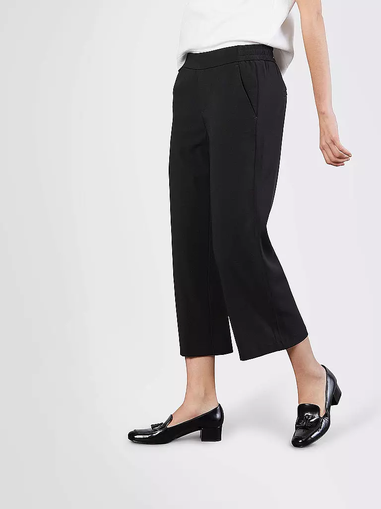 MAC | Pantalon culotte coupe courte "Chiara" | Noir