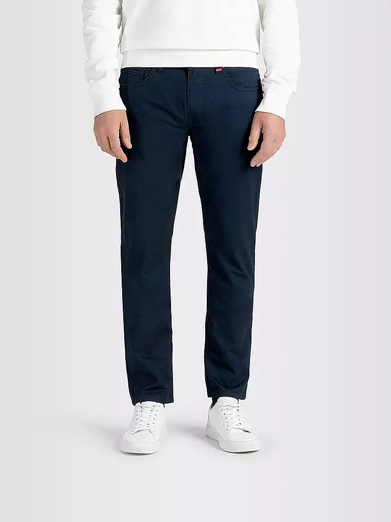 MAC | Pantalon en laine coupe moderne ARNE (Long) | blau