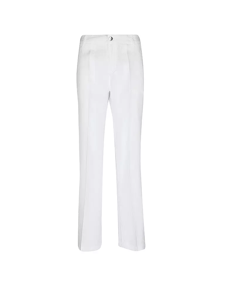 MAC | Pantalon en lin NORA | weiss