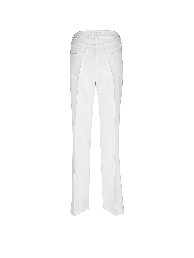 MAC | Pantalon en lin NORA | weiss