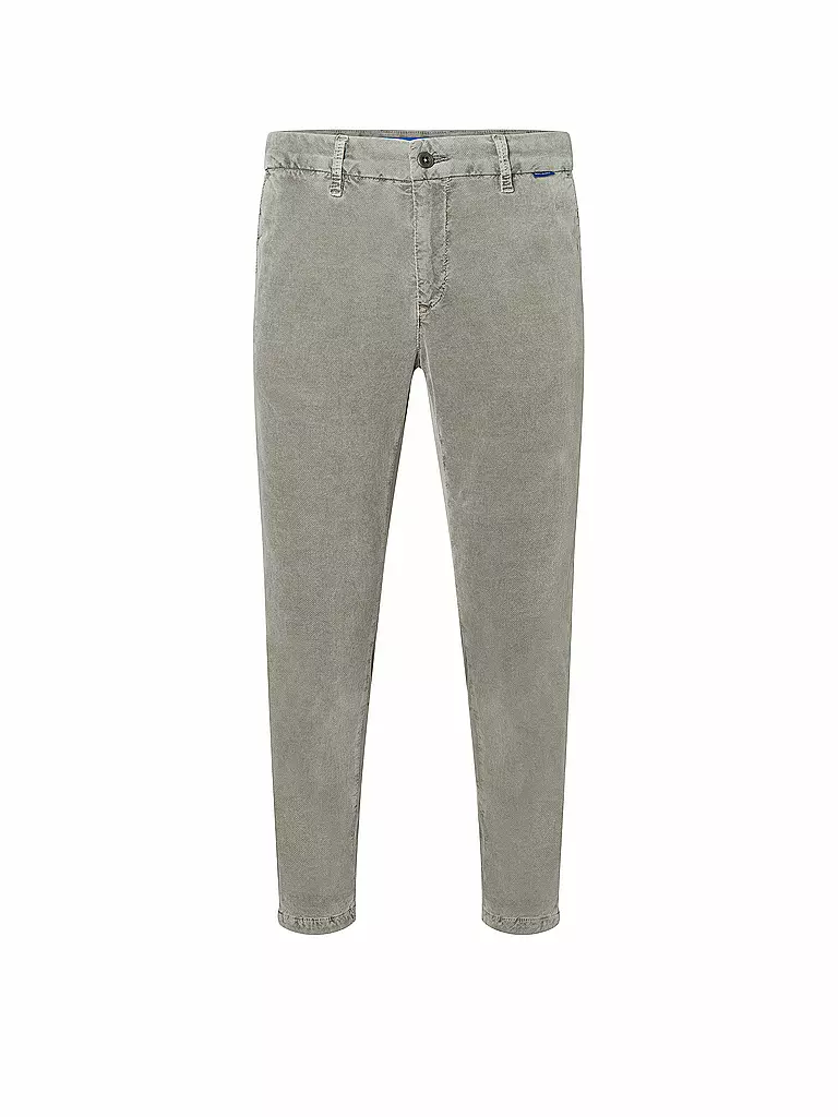 MAC | Pantalon en velours côtelé coupe fuselée GRIFFIN | hellgrau