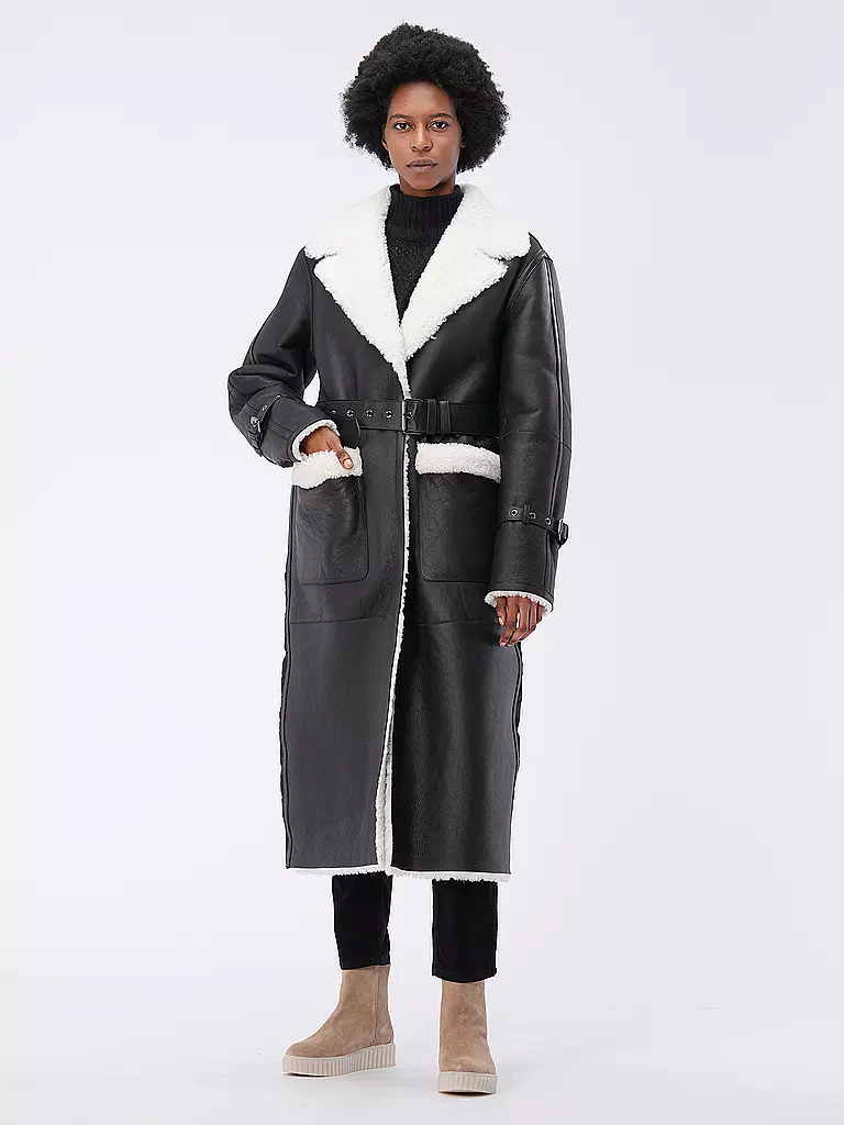MACKAGE | Manteau en peau lainée SABREEN | 