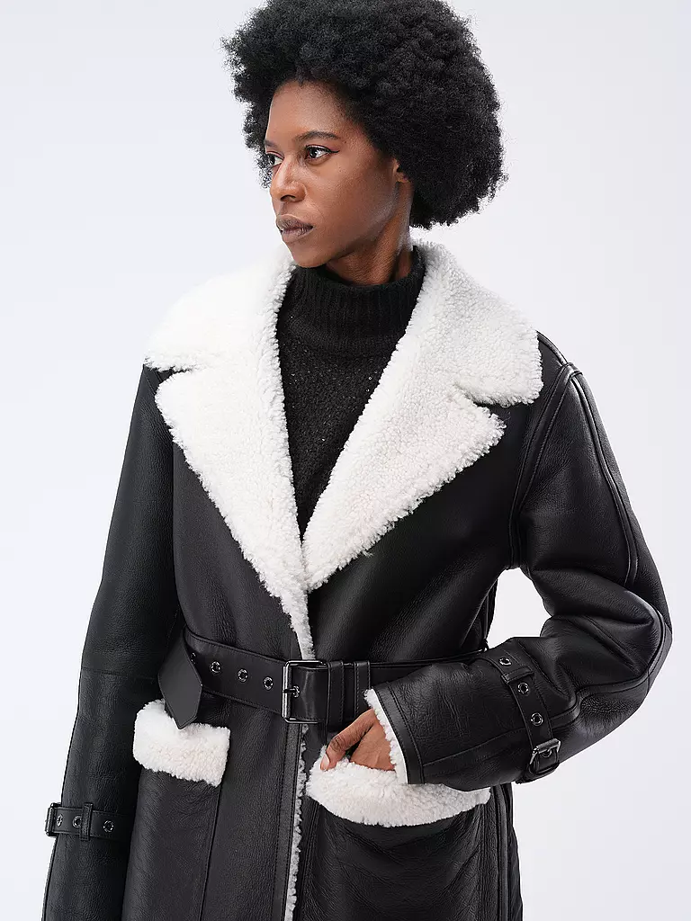 MACKAGE | Manteau en peau lainée SABREEN | 