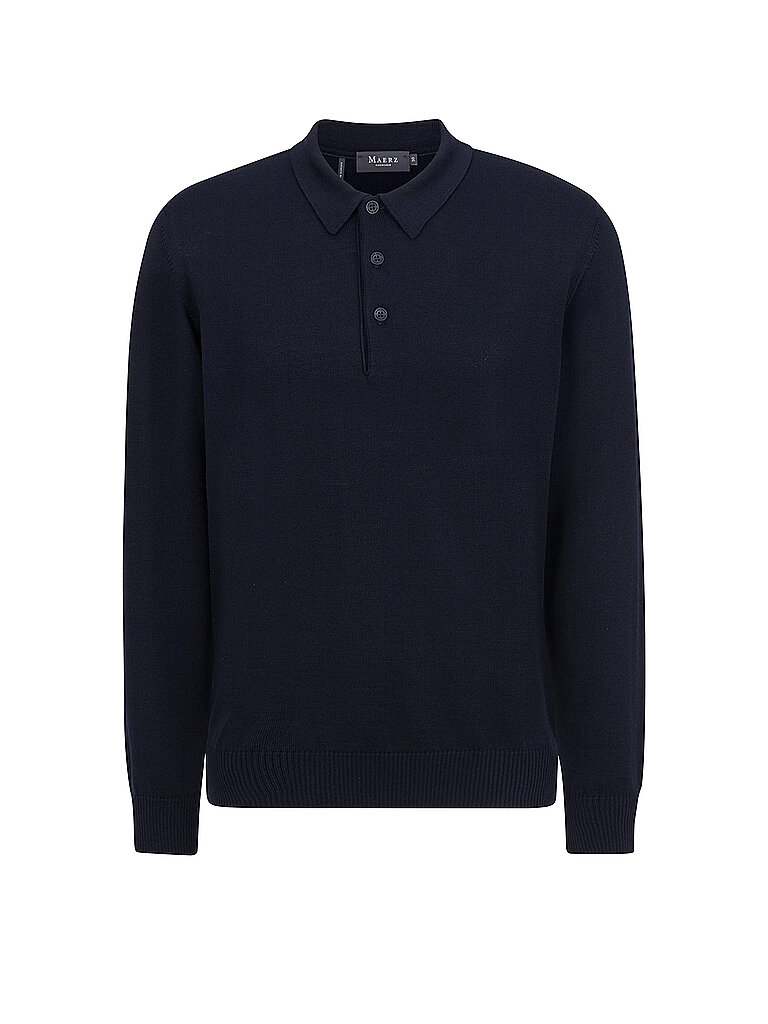 Maerz Polo-Pullover bleu 56