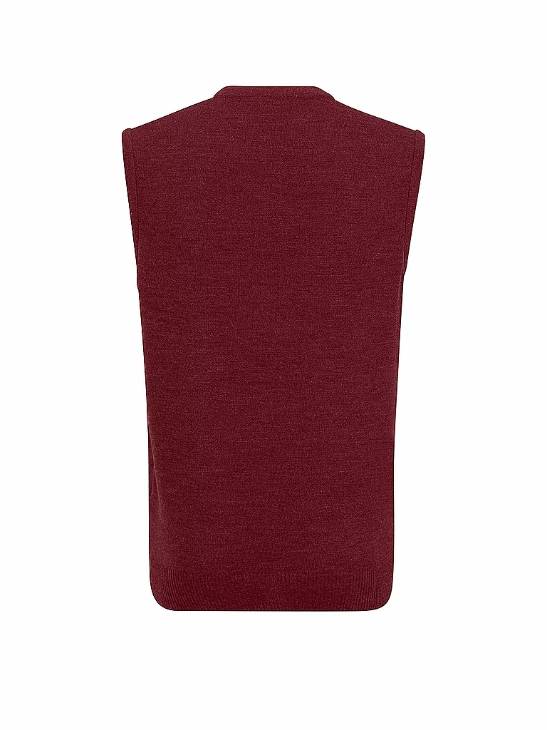Maerz Size 50 Sleeveless Knit Pullover Bordeaux 4