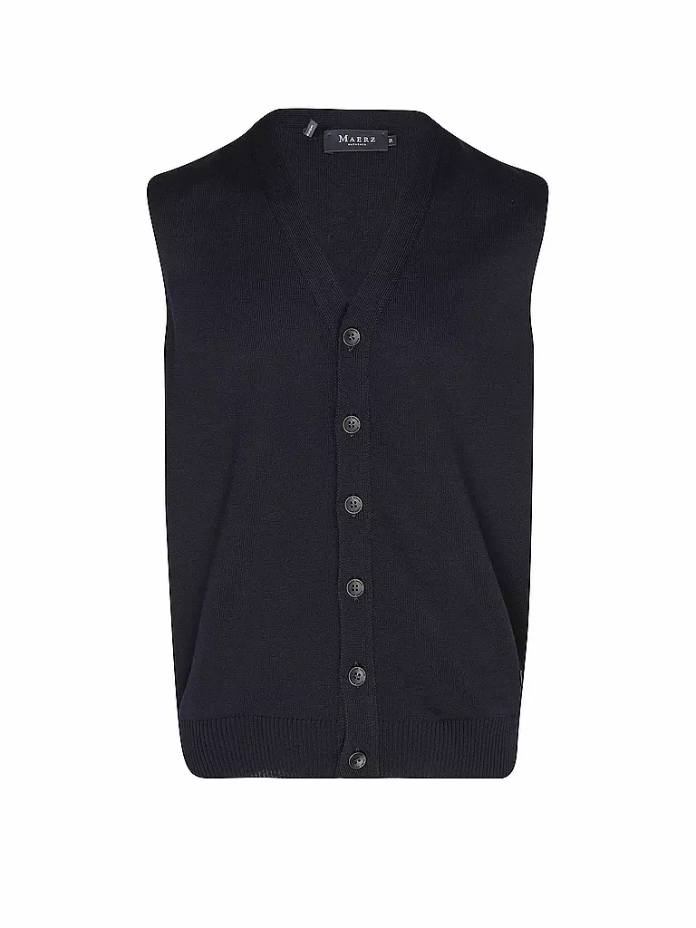 MAERZ | Gilet en tricot | dunkelblau