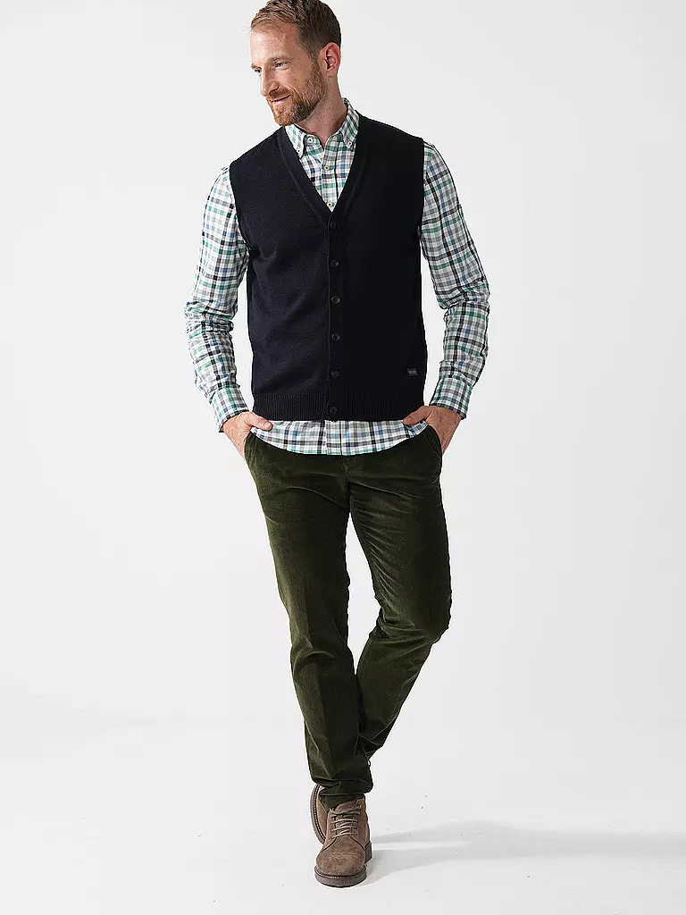 MAERZ | Gilet en tricot | dunkelblau