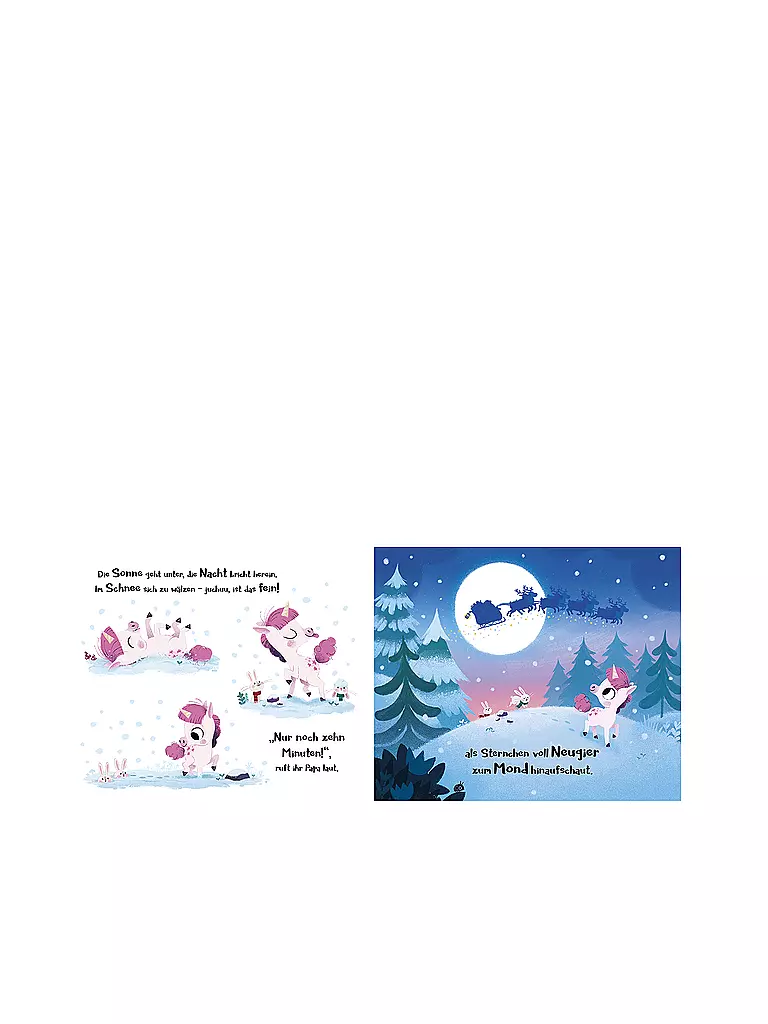 MAGELLAN VERLAG | Livre - Plus que dix minutes avant Noël, petit licorne | Aucune couleur