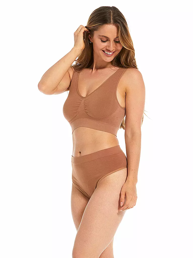 MAGIC BODYFASHION | Bustier Comfort Bra Bamboo Mocha | Marron