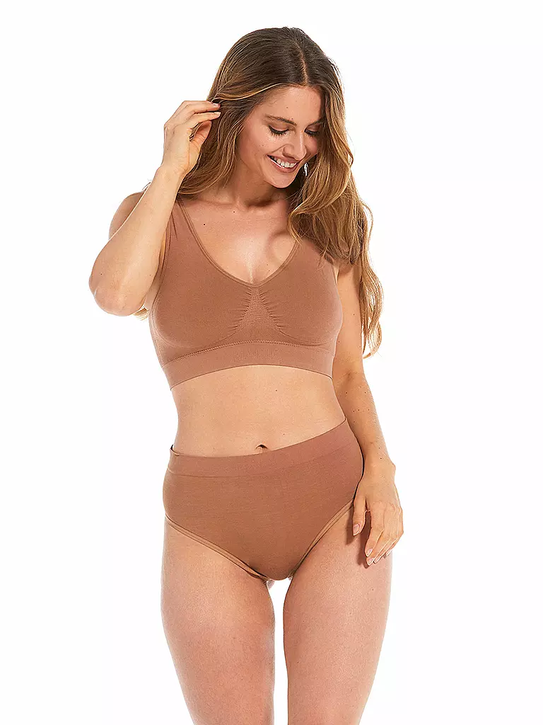 MAGIC BODYFASHION | Bustier Comfort Bra Bamboo Mocha | Marron