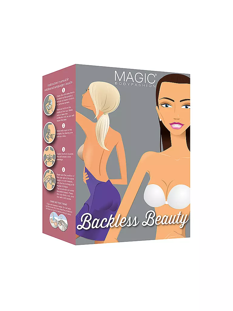 MAGIC BODYFASHION | Soutien-gorge adhésif "Backless Beauty" latte | 