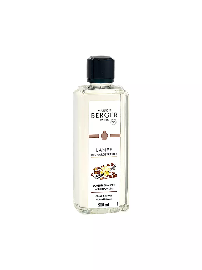 MAISON BERGER PARIS | Ambre Poudré - Parfum Lampe Berger 500ml | transparent