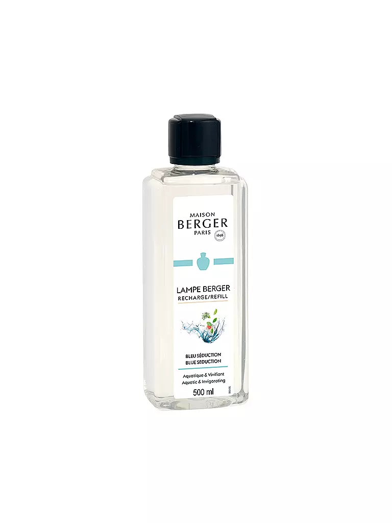 MAISON BERGER PARIS | Bleu Seduction - Parfum Lampe Berger Rêves de Fraîcheur 500ml | transparent