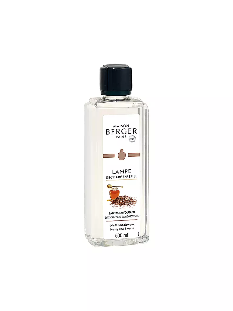 MAISON BERGER PARIS | Bois de Santal Doux - Parfum Lampe Berger 500 ml | transparent