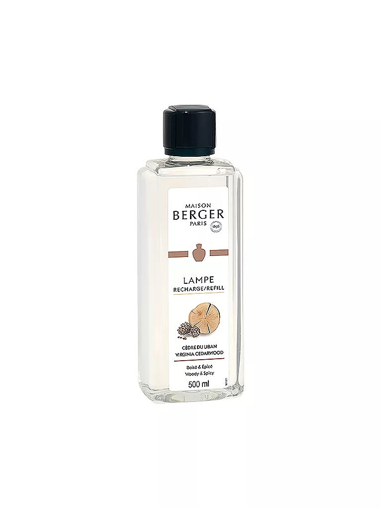 MAISON BERGER PARIS | Cèdre du Liban - Parfum Lampe Berger 500ml | transparent