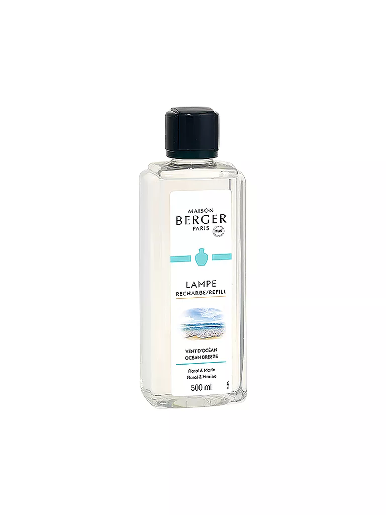 MAISON BERGER PARIS | Fraîcheur Océanique - Parfum Lampe Berger 500ml | transparent