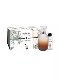 MAISON BERGER PARIS | Lampe Berger Set EVANESCENCE GRISE +250ml Mystic Leather | Marron clair