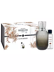 MAISON BERGER PARIS | Lampe Berger Set EVANESCENCE GRISE +250ml Mystic Leather | Gris