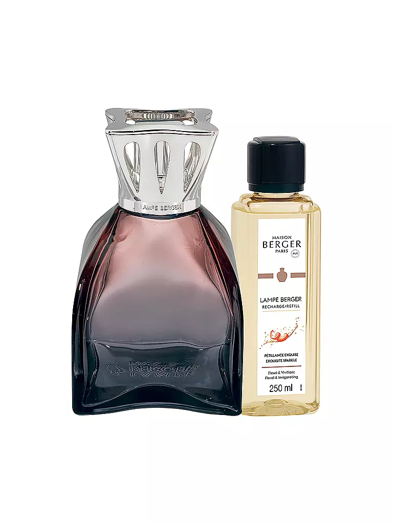 MAISON BERGER PARIS | Lampe Berger Set FLACON LILLY ROSE +250ml Pétillance Exquise | beere