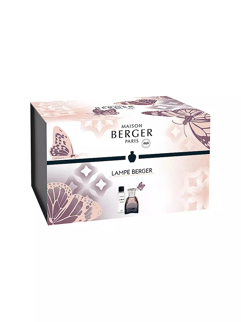 MAISON BERGER PARIS | Lampe Berger Set FLACON LILLY ROSE +250ml Pétillance Exquise | 