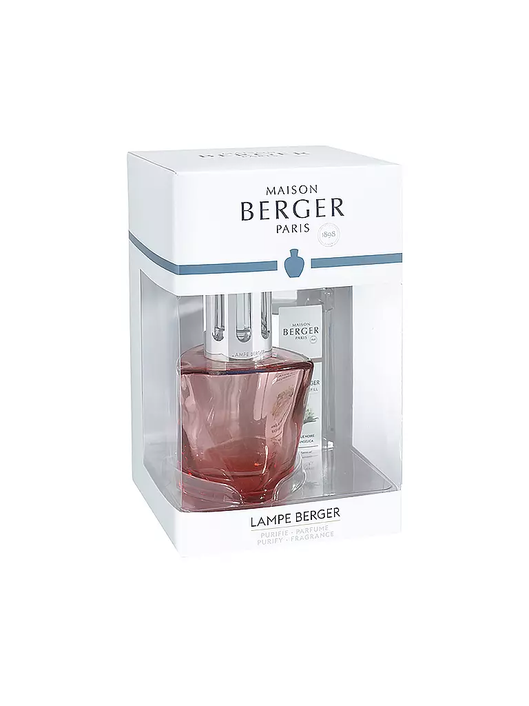 MAISON BERGER PARIS | Lampe Berger Set TERRA Rouge 250ml Angelique Noire | 