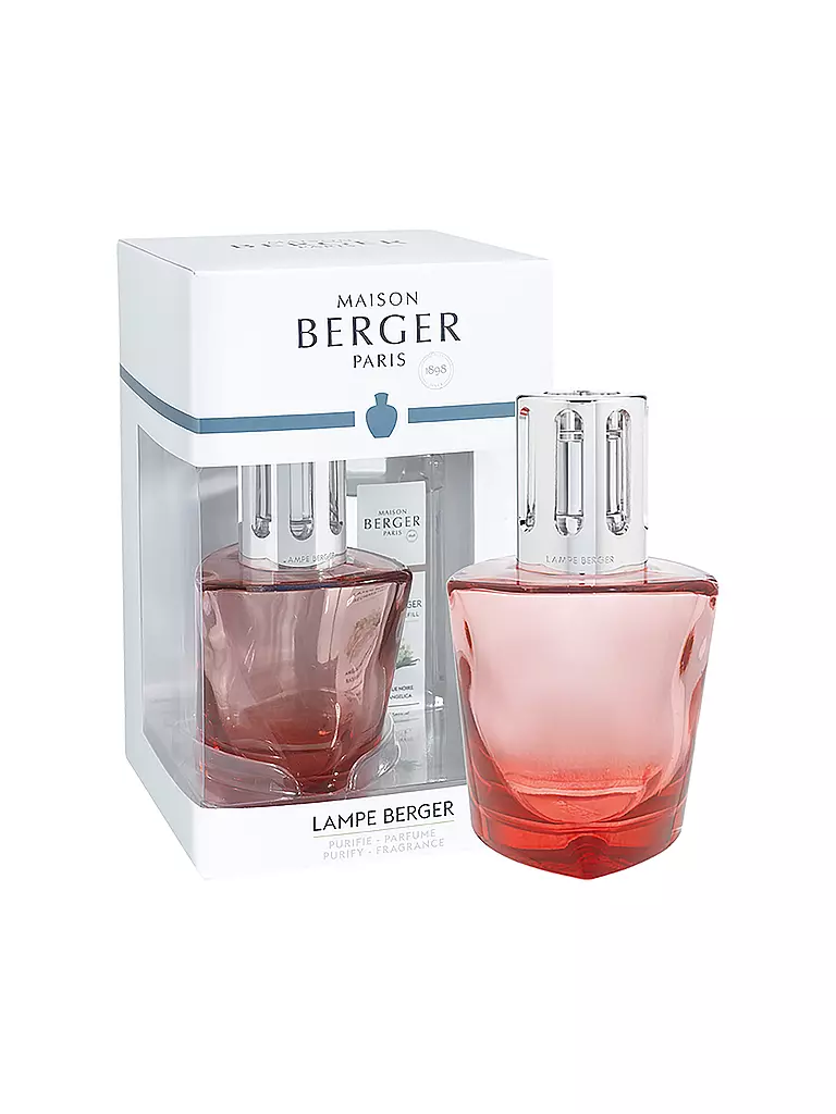 MAISON BERGER PARIS | Lampe Berger Set TERRA Rouge 250ml Angelique Noire | 
