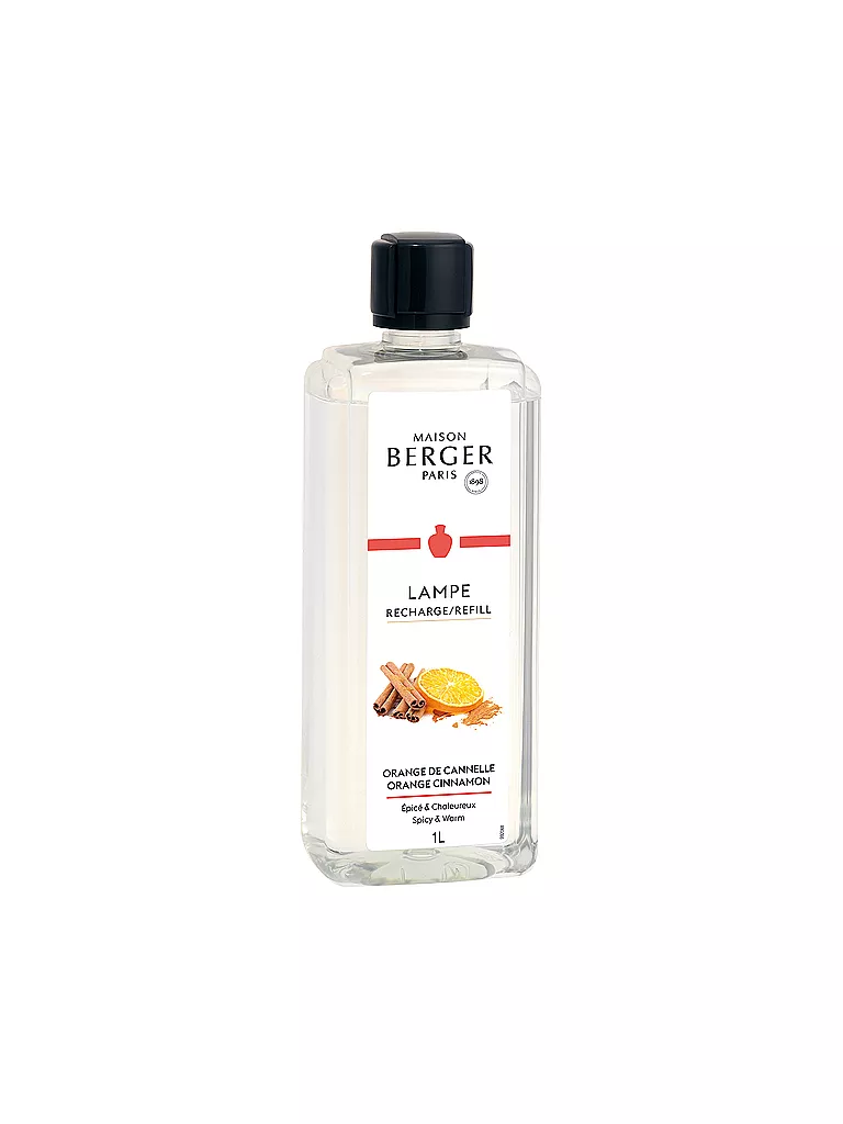 MAISON BERGER PARIS | Orange-Zimt - Lampe Berger Duft 1000 ml | Transparent