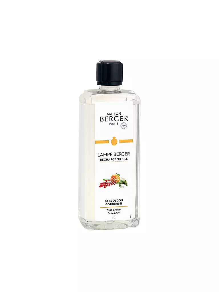 MAISON BERGER PARIS | Parfums Baies De Goji - Parfum Lampe Berger 1000ml Fruits | transparent