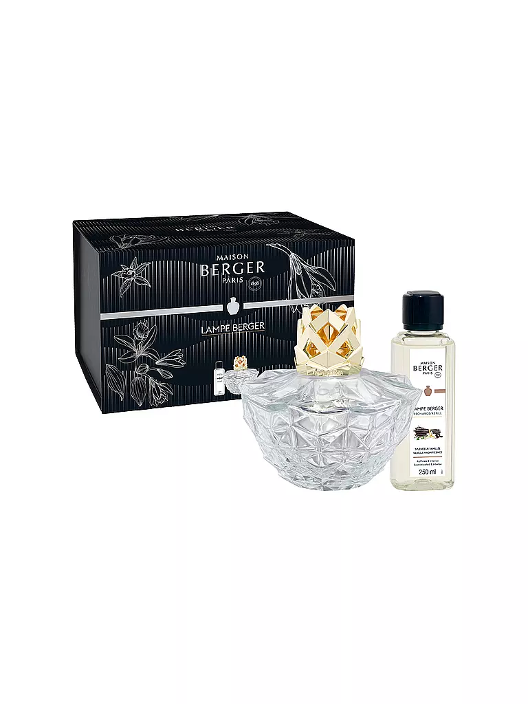 MAISON BERGER PARIS | Set de parfum Falcon KALI TRANSPARENT Spendeur Vanillee | 