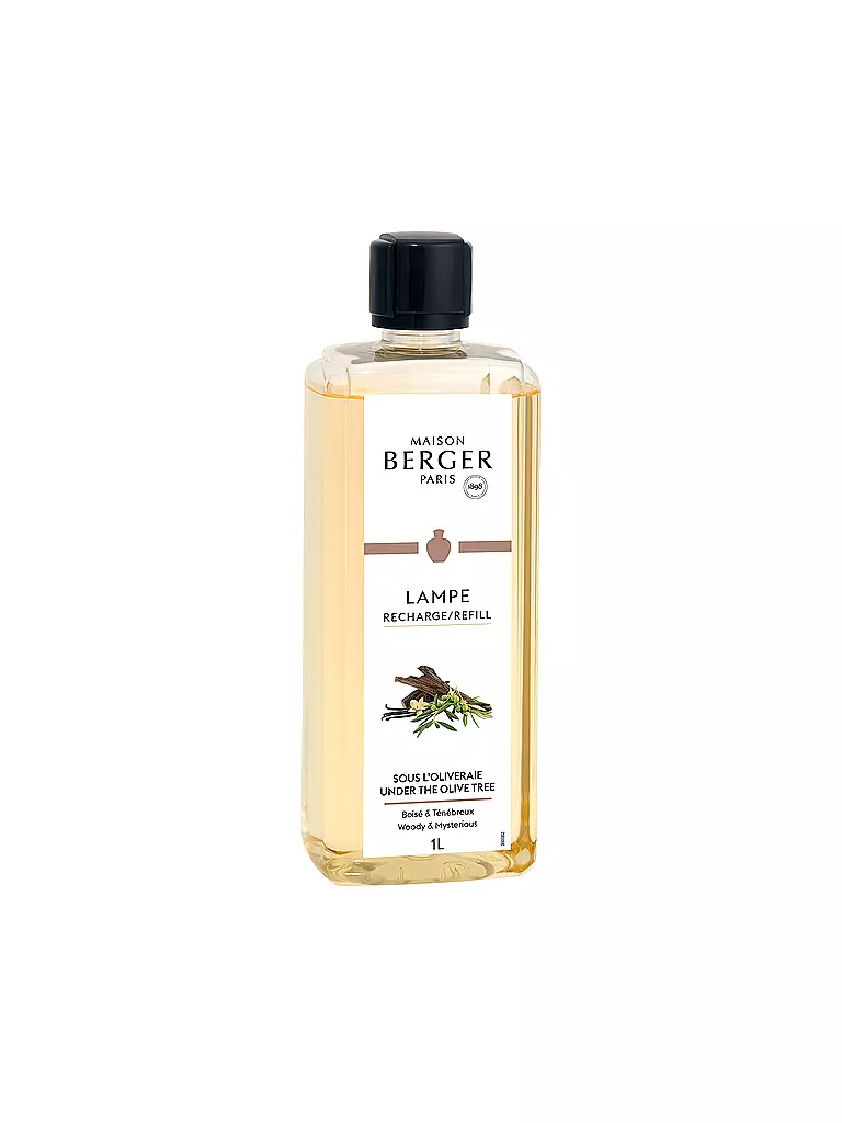 MAISON BERGER PARIS | Sous l'Olivier - Parfum Lampe Berger 1000 ml | transparent