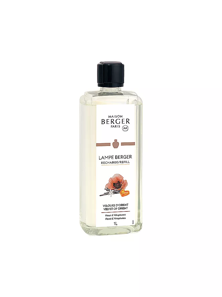 MAISON BERGER PARIS | Velours d'Orient - Parfum Lampe Berger 1000 ml | transparent