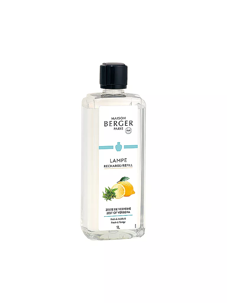 MAISON BERGER PARIS | Verveine Citronnée - Parfum Lampe Berger 1000 ml | transparent