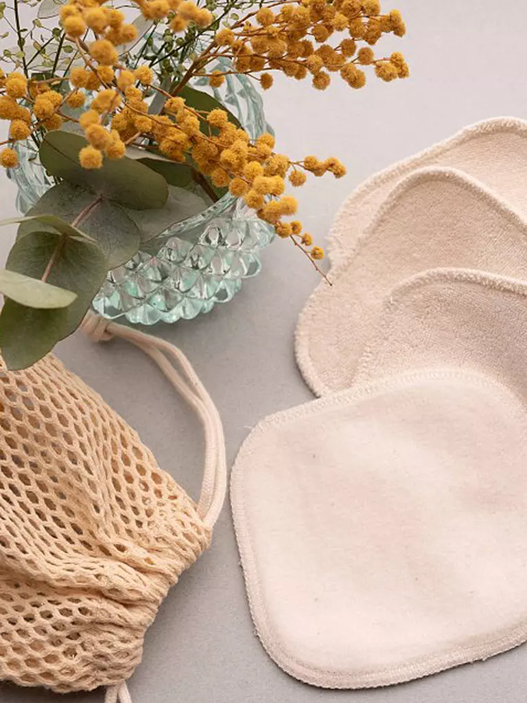 MALOU & MARIUS | 5 Pads démaquillants lavables | Blanc