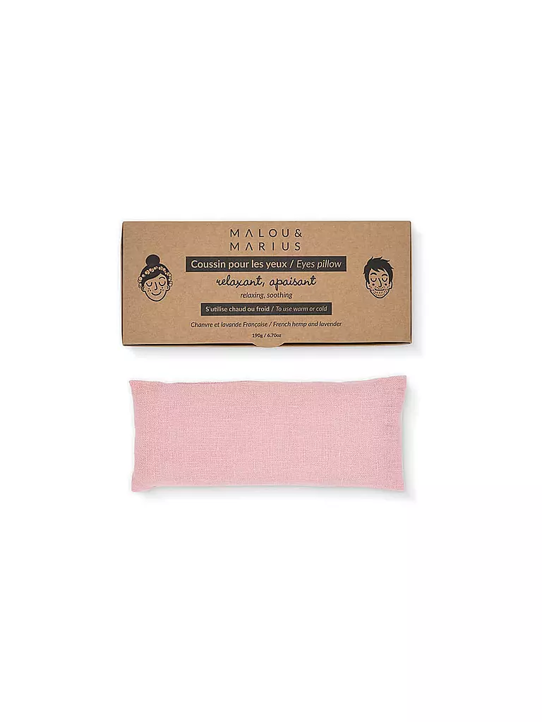 MALOU & MARIUS | Coussin pour les yeux Rose | Rose