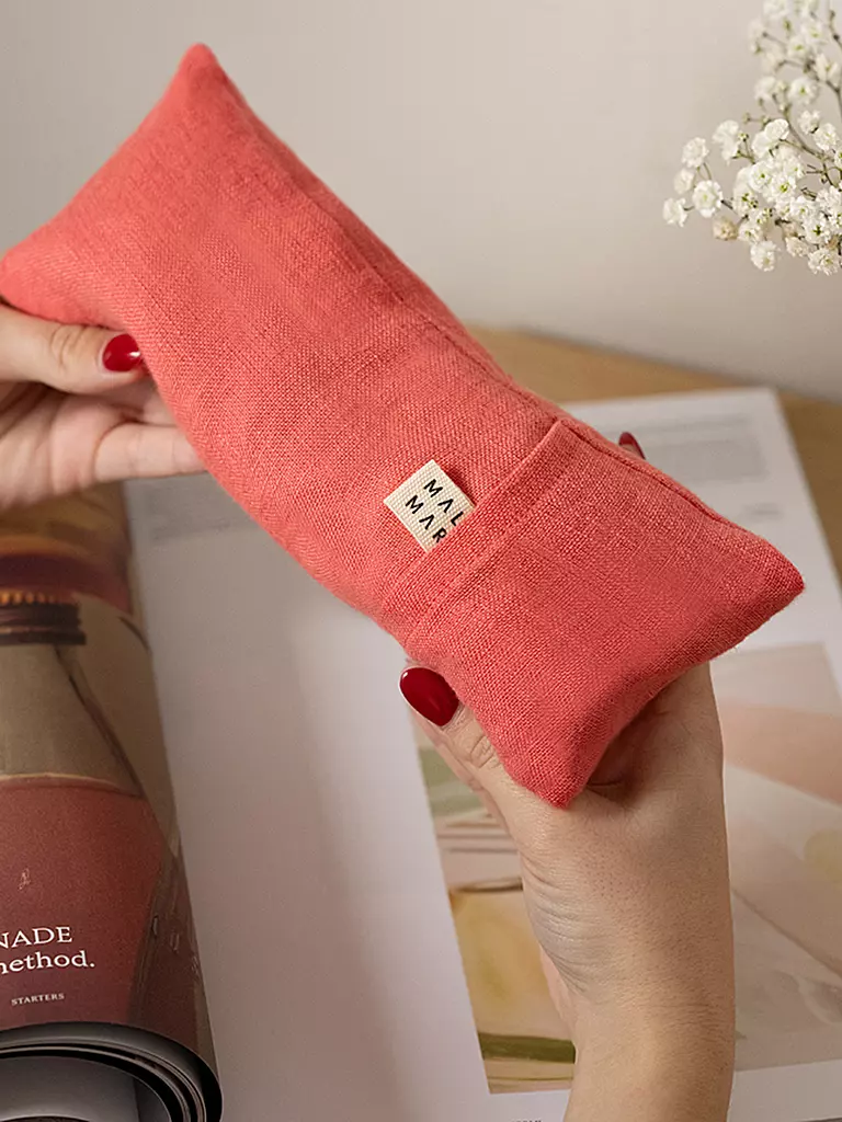 MALOU & MARIUS | Coussin pour les yeux Rose-Orange | Corail