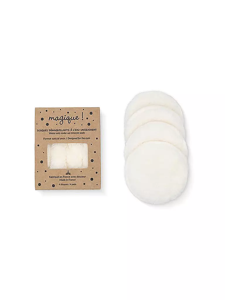 MALOU & MARIUS | Lingettes démaquillantes Pkg de 4 MAGIC DISC | 