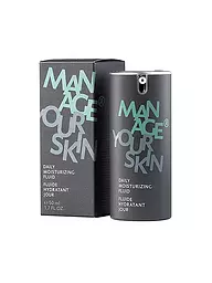 MANAGE YOUR SKIN | Crème pour le visage - Fluide Hydratant Quotidien 50ml | Aucune couleur