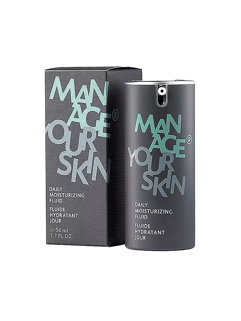 MANAGE YOUR SKIN | Crème pour le visage - Fluide Hydratant Quotidien 50ml | Aucune couleur